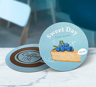 Custom Printed Coasters | Cheap Custom Bar Coasters Online