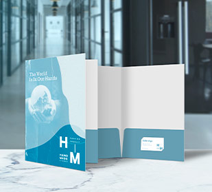 Presentation Folders Printing | Custom Pocket Folders Printed