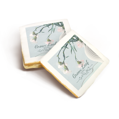 about custom square cookie printing